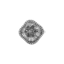 Cargar imagen en el visor de la galería, Anillo Marquisse Baguette Oro Blanco 18k