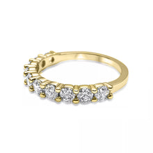 Cargar imagen en el visor de la galería, Anillo Cintillo En Oro  18k, Con Diamante