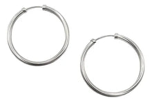 Cargar imagen en el visor de la galería, Candongas Clásicas En Plata Para Dama De 30mm