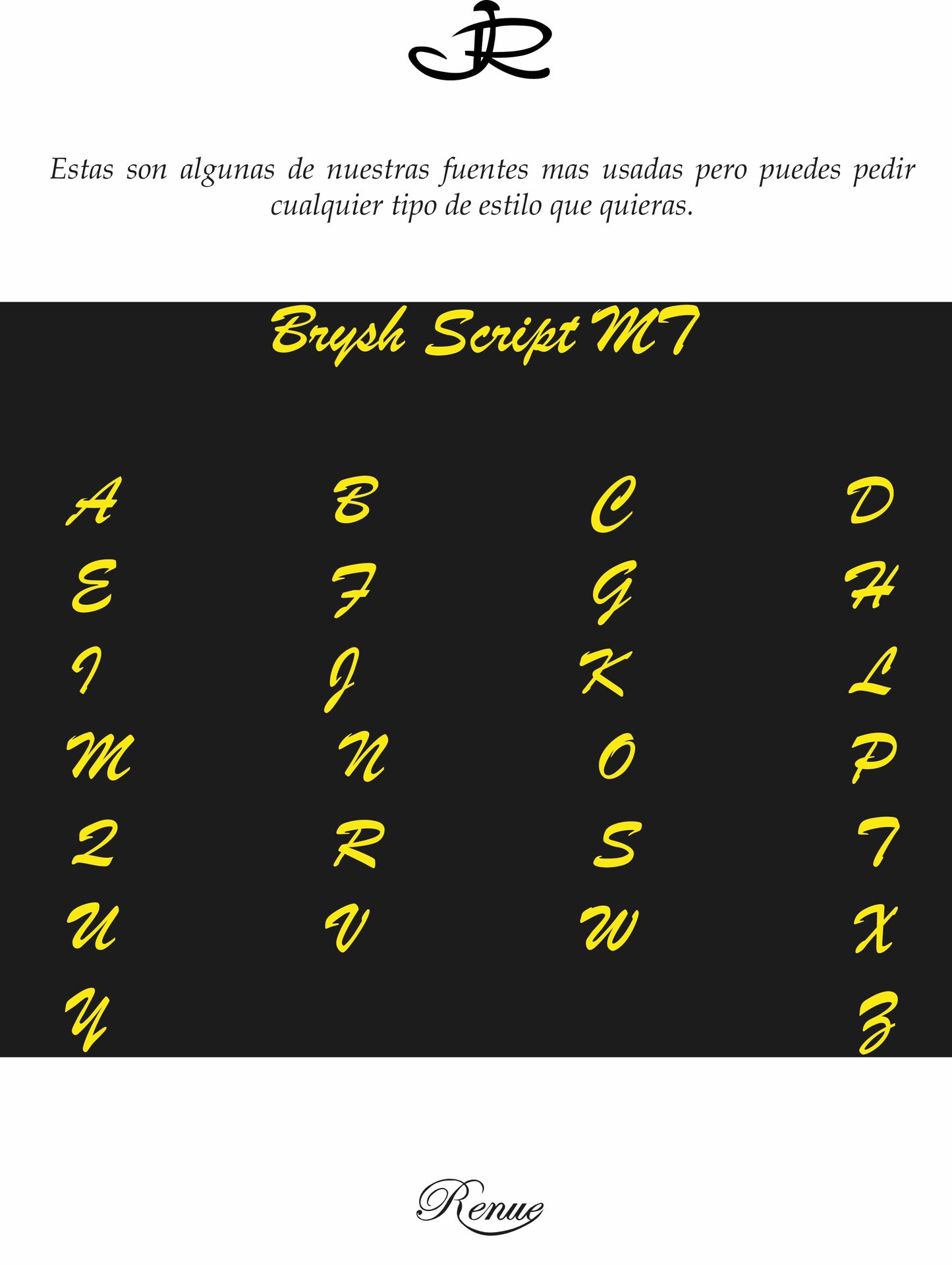 Dije Letra , Inicial Nombre Brush Script Mt Oro 18K