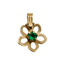 Cargar imagen en el visor de la galería, Flor Calada Oro Amarillo 18k