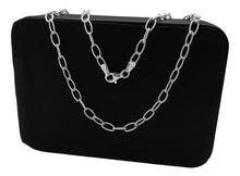 Cargar imagen en el visor de la galería, Cadena De Eslabones sencillo decorado  . En Plata. 925. Con Estuche