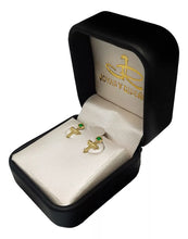 Cargar imagen en el visor de la galería, Topos Libélulas Sistema De Seguridad En Oro 18k Y gema