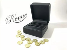 Cargar imagen en el visor de la galería, Par Argollas Matrimonio Plata 950 Grabado + Estuche + Rodio