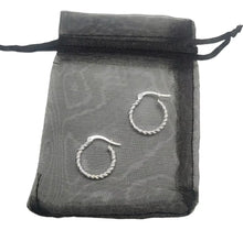 Cargar imagen en el visor de la galería, Candongas, Aretes Clasicos Plata Ley 925 Topos Dama, 20mm