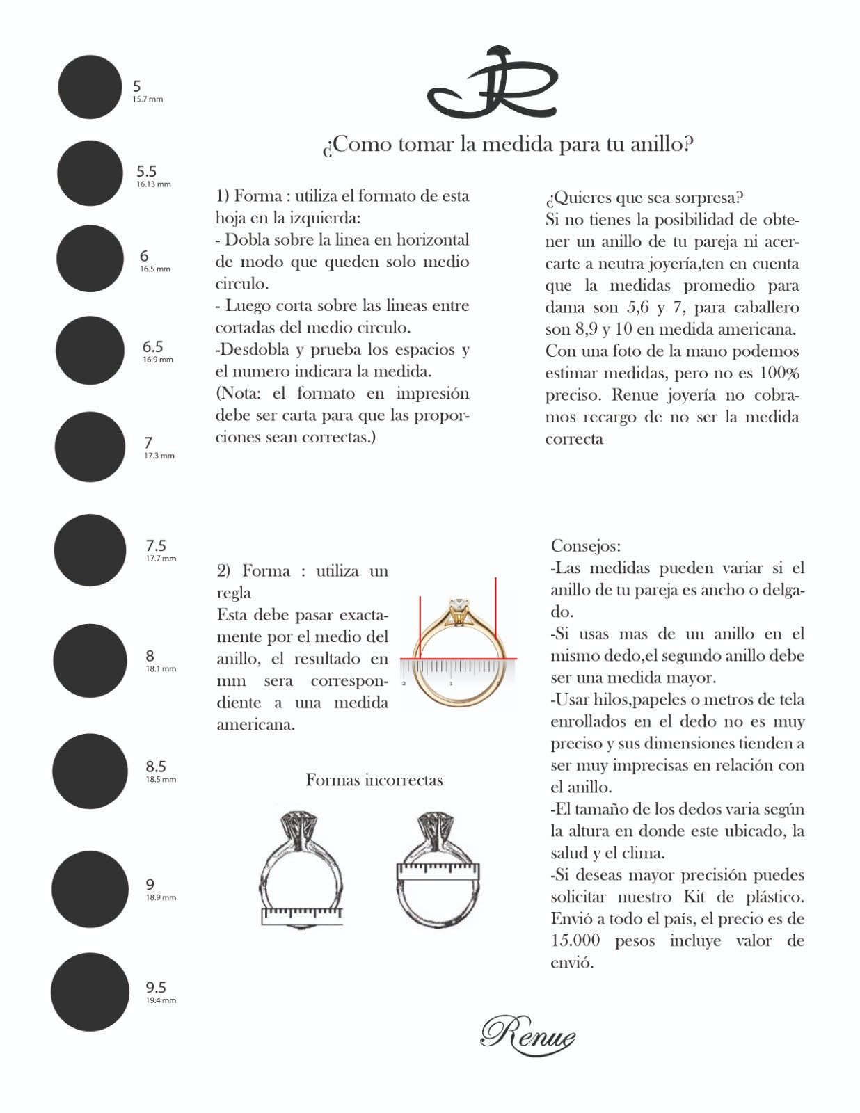 Anillo de Compromiso Diamante en Oro Blanco 18k