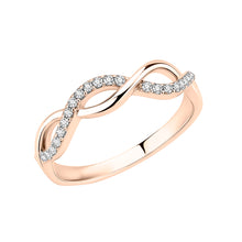 Cargar imagen en el visor de la galería, Anillo Infinito En Oro  18k  C/u