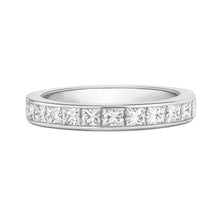 Cargar imagen en el visor de la galería, Cintillo con Piedra Princes en Oro blanco 18 k