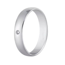 Cargar imagen en el visor de la galería, Argolla De Matrimonio Compromiso En Oro Blanco 18k C/u Boda