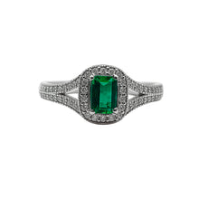 Cargar imagen en el visor de la galería, Anillo Marquesa al Bicel de Esmeralda