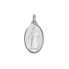 Cargar imagen en el visor de la galería, Dije Medalla Virgen De Los Milagros Plata 925 Bebe Niñ@