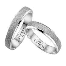 Cargar imagen en el visor de la galería, Argollas Plata Matrimonio Compromiso Pareja Aniversario