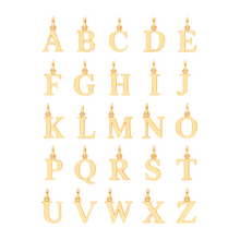 Cargar imagen en el visor de la galería, Dije Letra , Inicial Nombre En Book Antigua Oro 18 K