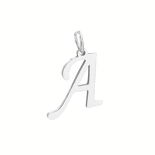 Cargar imagen en el visor de la galería, Dije Letra , Inicial Nombre En Corsiva Oro 18 K