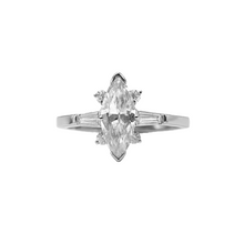 Cargar imagen en el visor de la galería, Anillo de Diamante Marquise