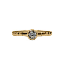 Cargar imagen en el visor de la galería, Anillo De Compromiso En Oro 18k Slim