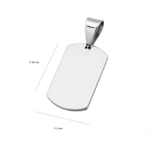 Cargar imagen en el visor de la galería, Placa, Dije En Plata 925 Para Grabar