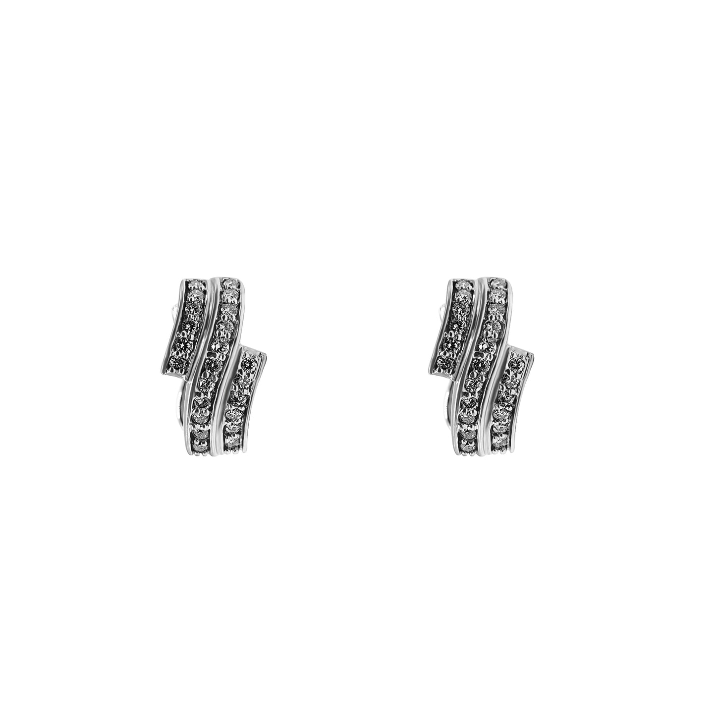 Topos Dama Semi Oro Blanco 18k