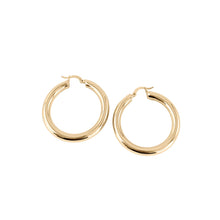 Cargar imagen en el visor de la galería, Candongas Clásicas En Oro Amarillo 18k, Dama, Mujer