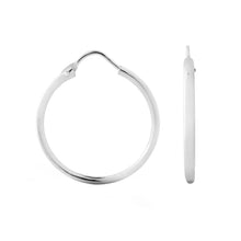 Cargar imagen en el visor de la galería, Candongas Clásicas De Dama En Oro Blanco 18k