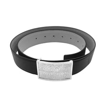 Cargar imagen en el visor de la galería, Hebilla Correa en Plata 950 estilo Clint Orms para Caballero