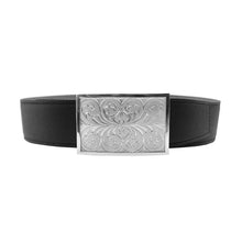 Cargar imagen en el visor de la galería, Hebilla Correa en Plata 950 estilo Clint Orms para Caballero