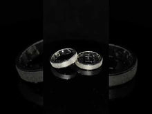 Cargar y reproducir el video en el visor de la galería, Argollas Plata Matrimonio Compromiso Pareja Aniversario