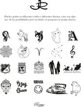 Cargar imagen en el visor de la galería, Placa Corazones Familia , Dije En Plata 925 Para Grabar