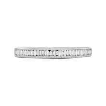 Cargar imagen en el visor de la galería, Anillo Baguetes de Oro Blanco 18k con Diamantes
