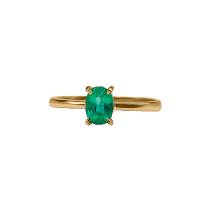 Anillo Ovalo Esmeralda Emerald Oval Ring