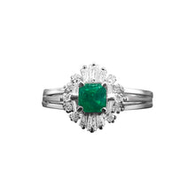 Cargar imagen en el visor de la galería, Anillo Marquesa  Esmeralda Central
