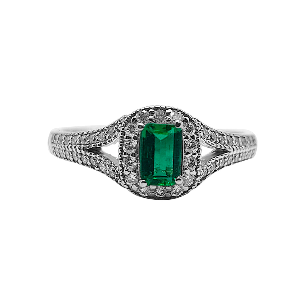 Anillo Marquesa al Bicel de Esmeralda