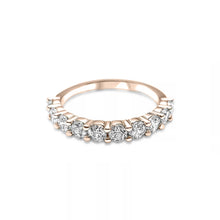 Cargar imagen en el visor de la galería, Anillo Cintillo En Oro  18k, Con Diamante
