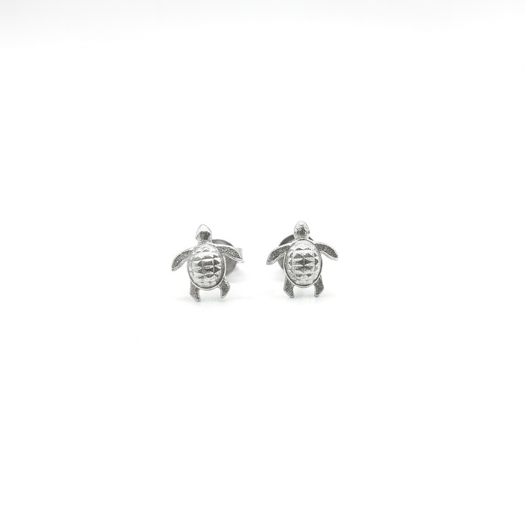 Aretes Tortugas en Plata