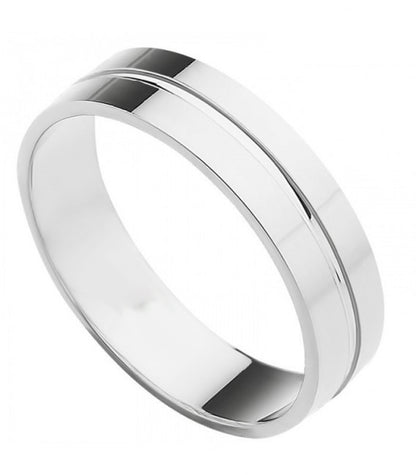 Anillo de Matrimonio Compromiso En Plata