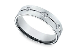 Cargar imagen en el visor de la galería, Argolla de Matrimonio ancha Satin Plata
