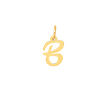 Cargar imagen en el visor de la galería, Dije Letra  , Inicial Nombre Brush Script Mt  Oro 18K
