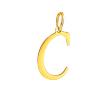 Cargar imagen en el visor de la galería, Dije Letra  , Inicial Nombre En Corsiva  Oro 18 K
