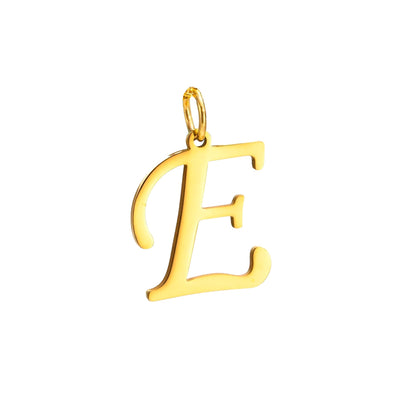 Dije Letra  , Inicial Nombre En Corsiva  Oro 18 K