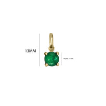 Cargar imagen en el visor de la galería, Dije Cuatro Uñas En Oro Amarillo 18k

