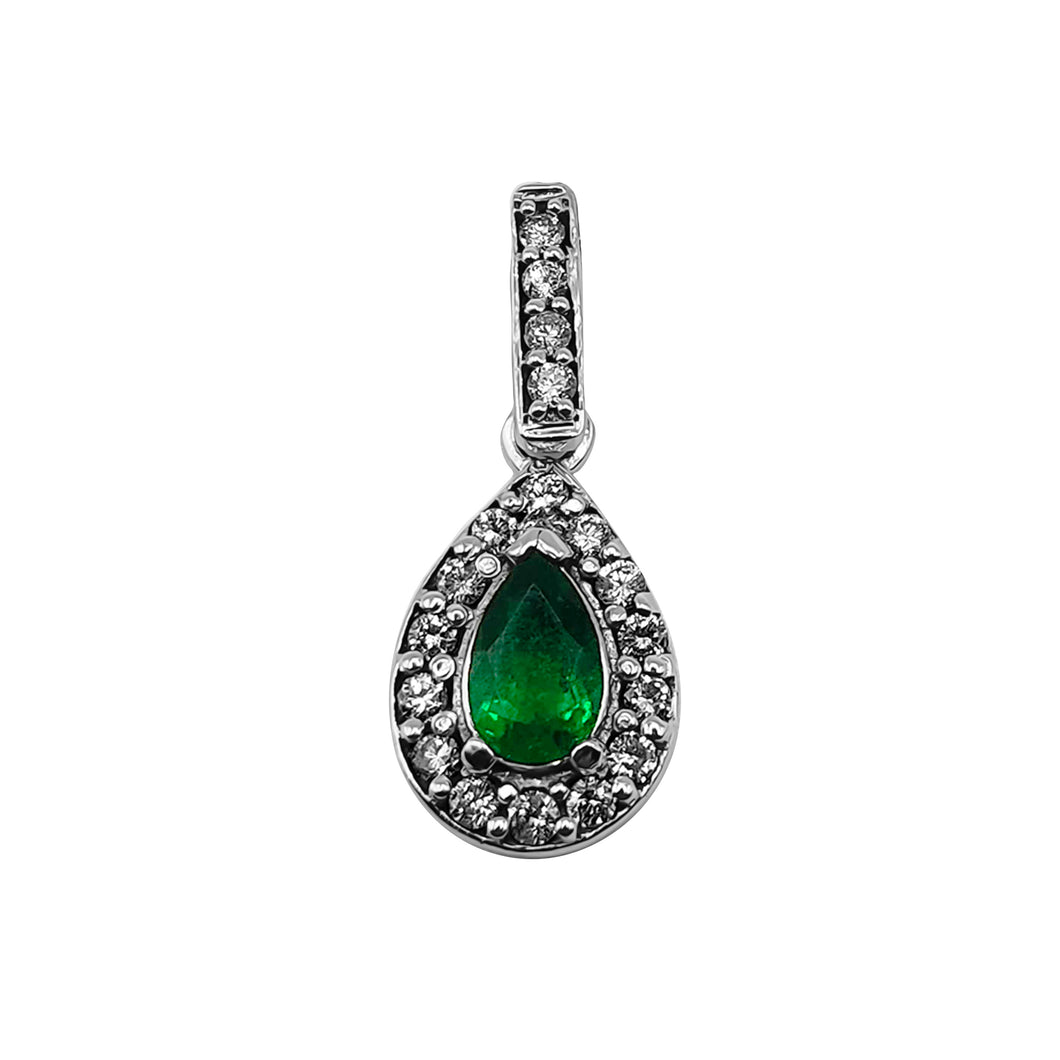 Dije lagrima Invernal Esm Adornado Diamantes Red