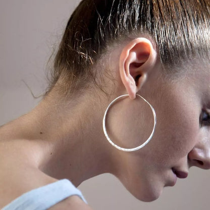 Candonas, Aretes Clásicos En Plata Para Mujer