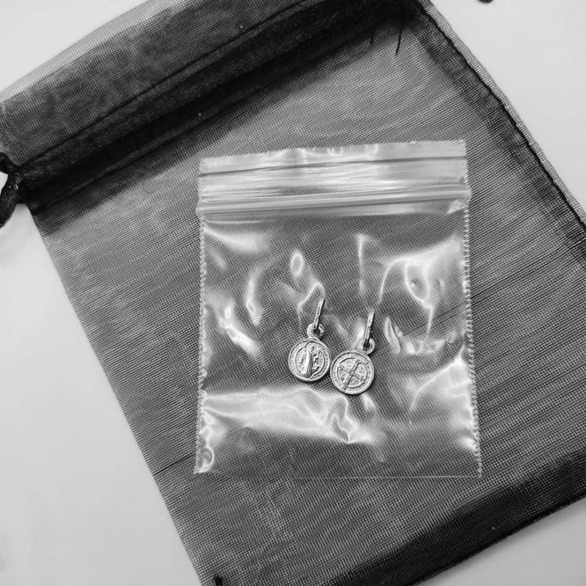 Dije Medalla San Benito Plata 925 Bebe Niñ@