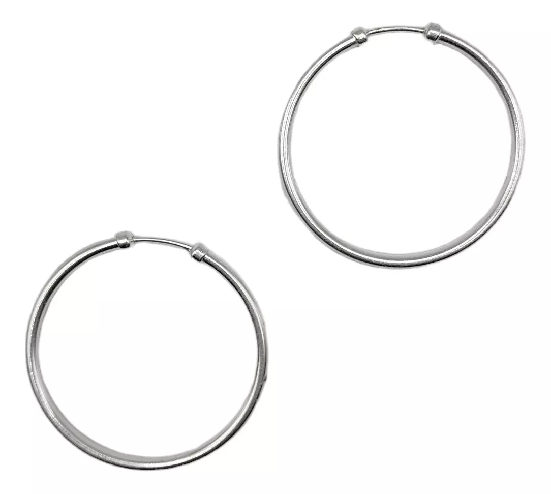 Candongas, Aretes Para Dama En Plata Clasicos