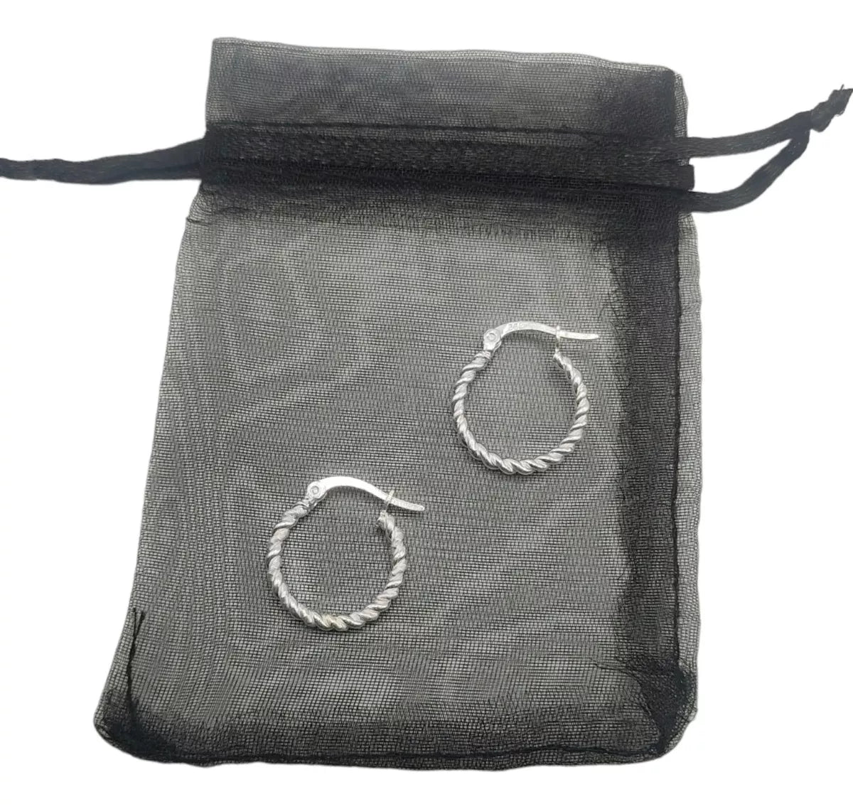 Candongas, Aretes Clasicos Plata Ley 925 Topos Dama, 20mm