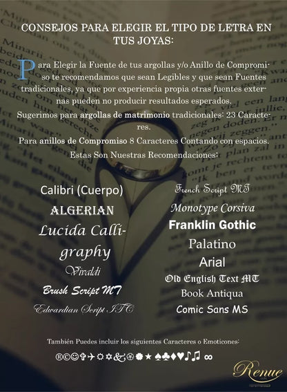 Argollas de Matrimonio Cruzadas  en plata