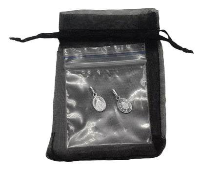 Dije Medalla Virgen De Los Milagros Plata 925