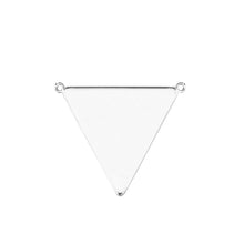 Cargar imagen en el visor de la galería, Placa Triangulo , Dije En Plata 925 Para Grabar
