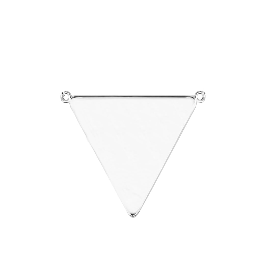 Placa Triangulo , Dije En Plata 925 Para Grabar