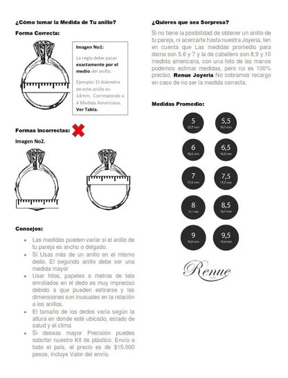 Par De Anillos En Plata Económicos